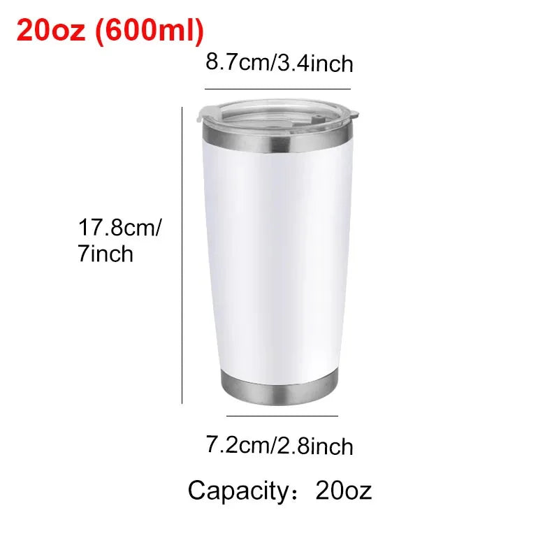 Personalized Tumbler With Engraved Name Custom 40Oz Tumbler With Handle Birthday Gifts For Women Cup Gifts Coffee Tumbler | Color:20oz - white A