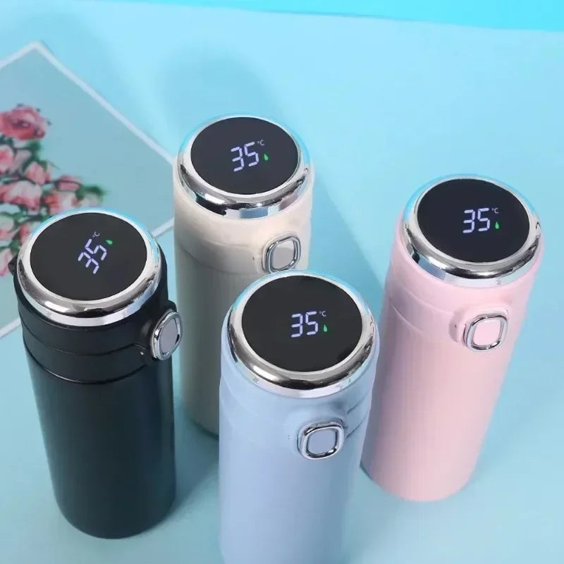 400ML Smart Thermos Stainless Steel Water Bottle Led Digital Temperature Display Coffee Thermal Mugs Intelligent Insulation Cups | 0