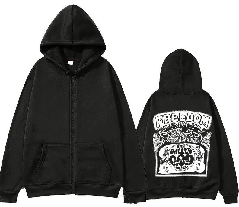 Fashion streetwear Y2K for Men and Women Zipped Hoodie Cry of Fear Simon's hooded Jacket Hip-hop Men's Casual Hooded Sweatshirt | Color:black