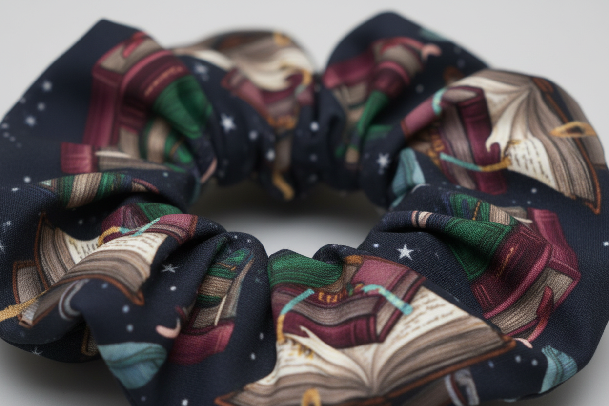 Scrunchie fabric texture detail